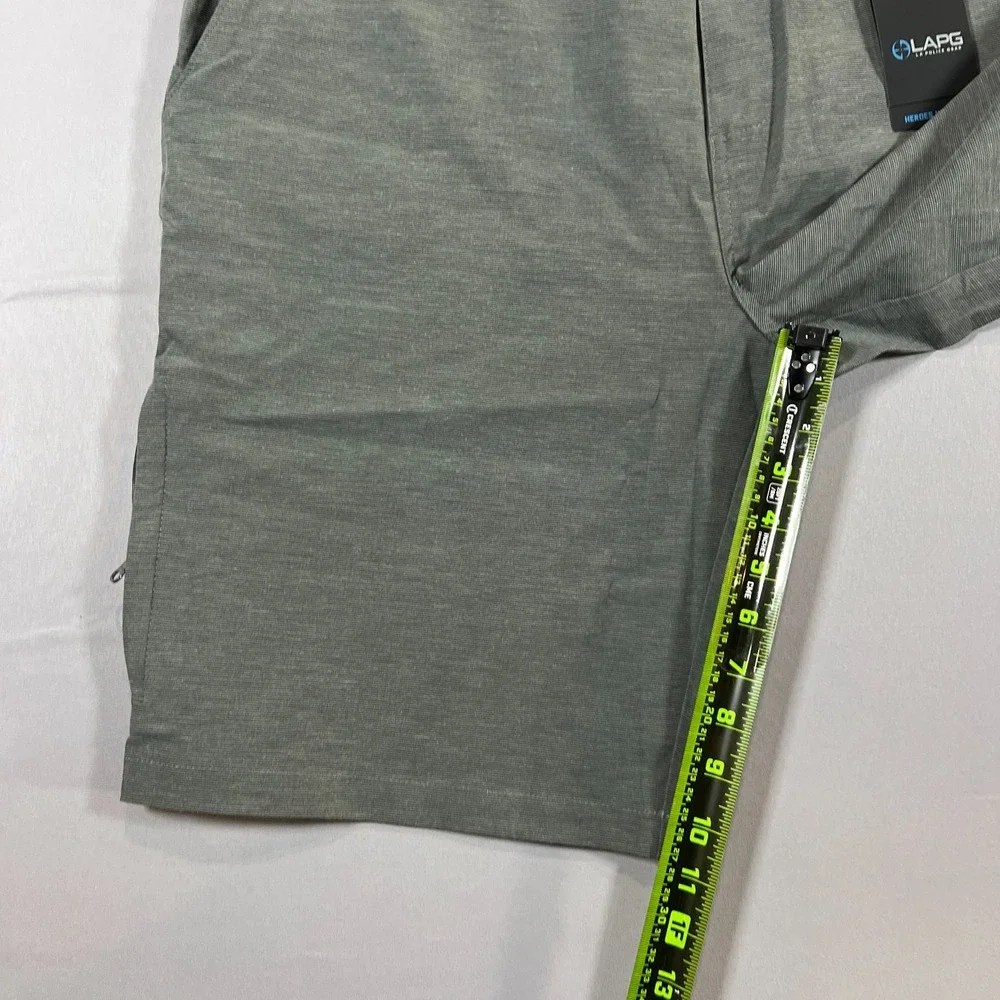 La Police Gear Edf Board Shorts Mens 38x10.25 Light Gray Mesh Lined Quick Drying